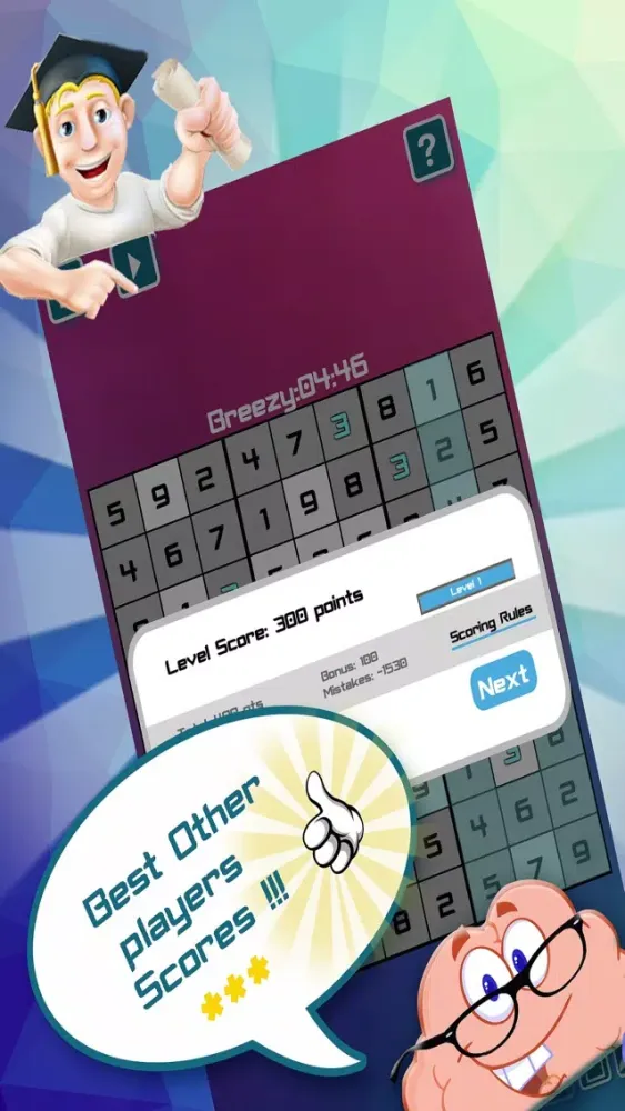Zrzuty ekranu Sudoku Math Genius