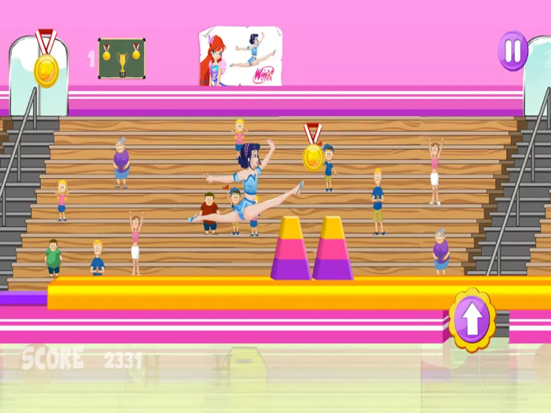 Gymnastic Fitness Girl Run iPad 應用截圖