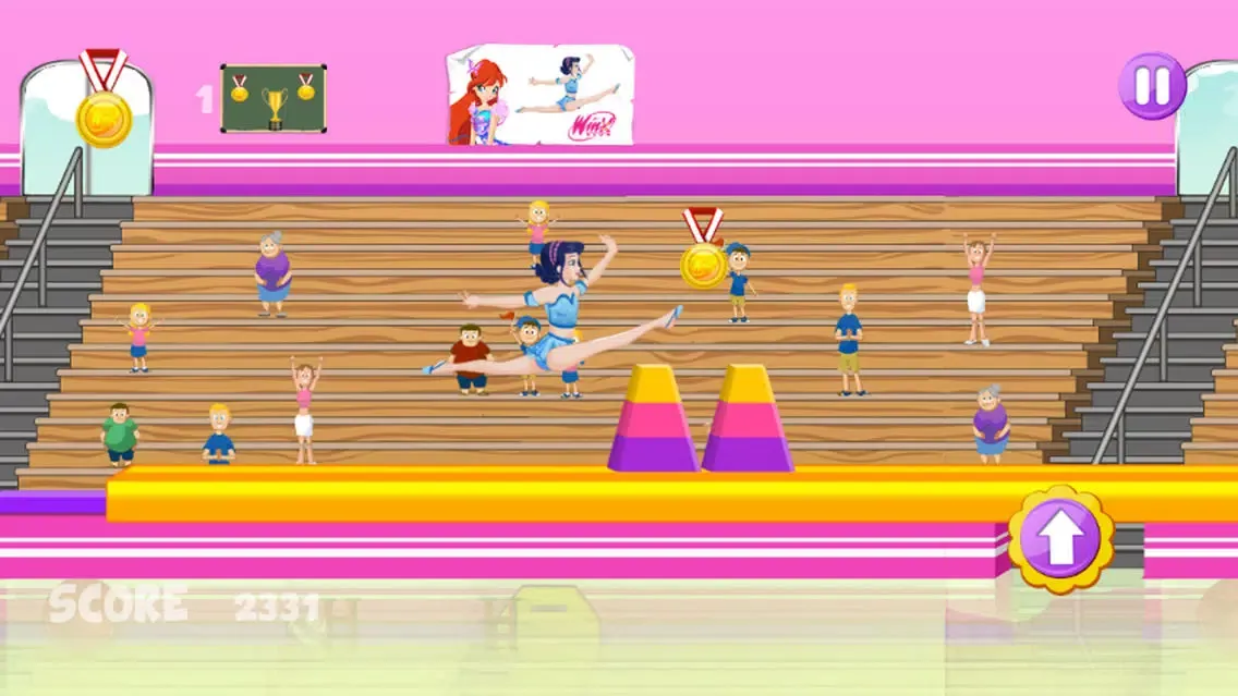 Gymnastic Fitness Girl Run應用截圖