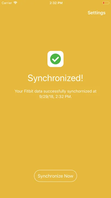 Fitbit to Health Sync应用截图
