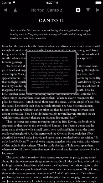 Cross Dante Purgatorio スクリーンショット