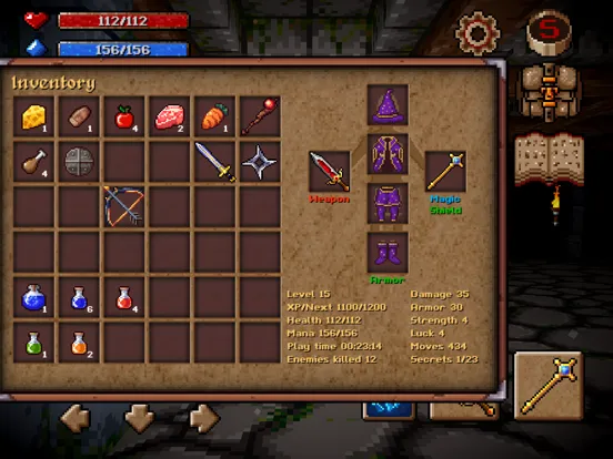 Tangkapan skrin Labyrinth: The Wizard's Cat iPad 