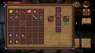 Tangkapan skrin Labyrinth: The Wizard's Cat