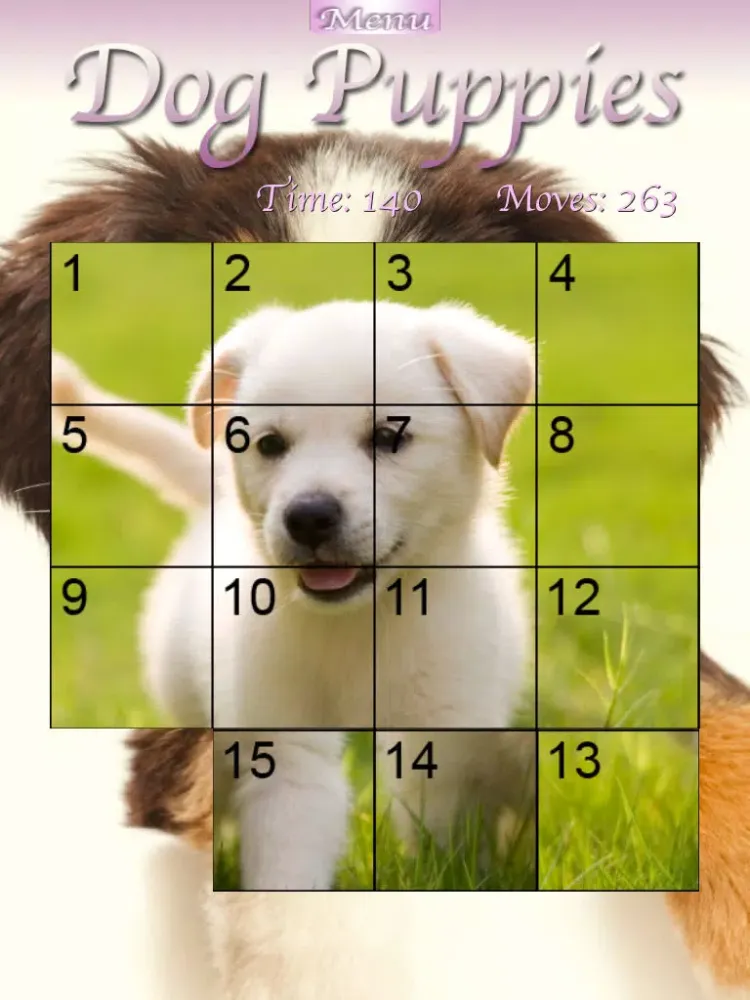 Ảnh chụp màn hình của Dog Puppies HD iPad 