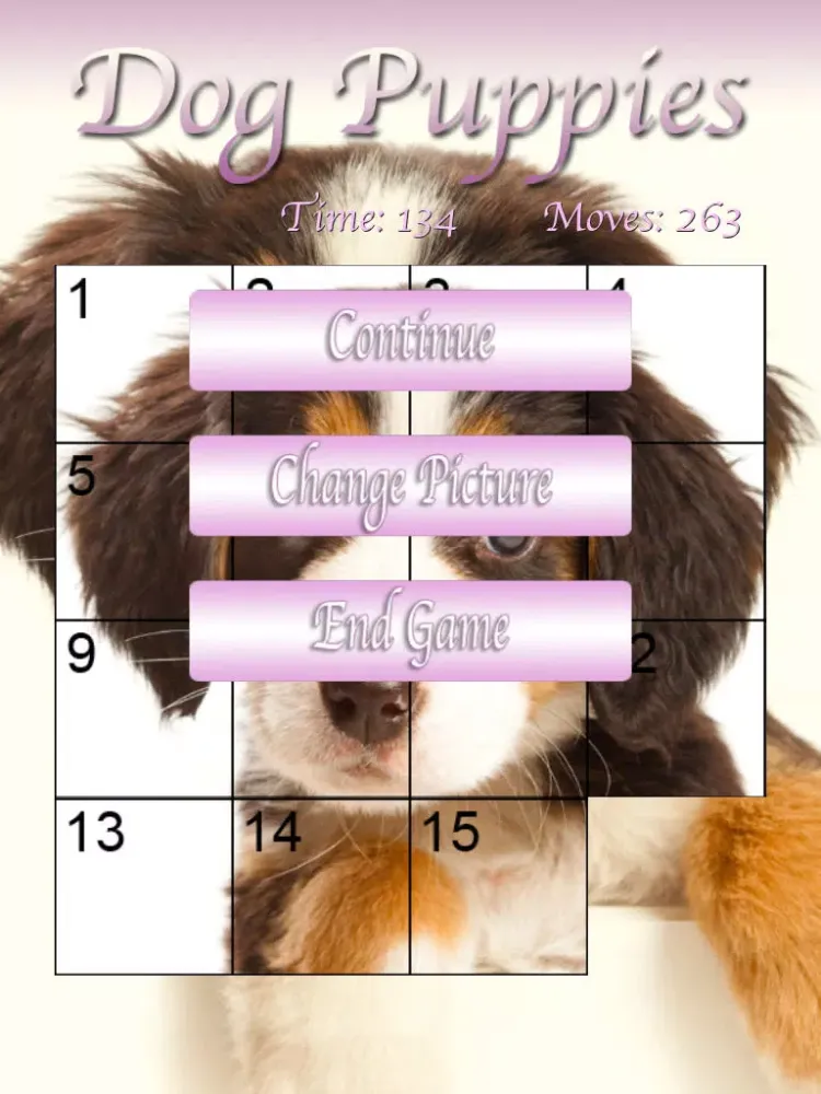 Ảnh chụp màn hình của Dog Puppies HD iPad 