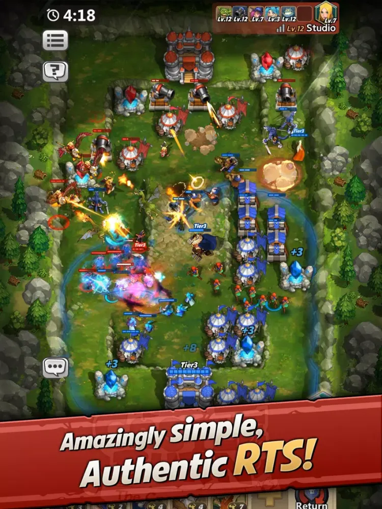 Ảnh chụp màn hình của Castle Burn iPad 