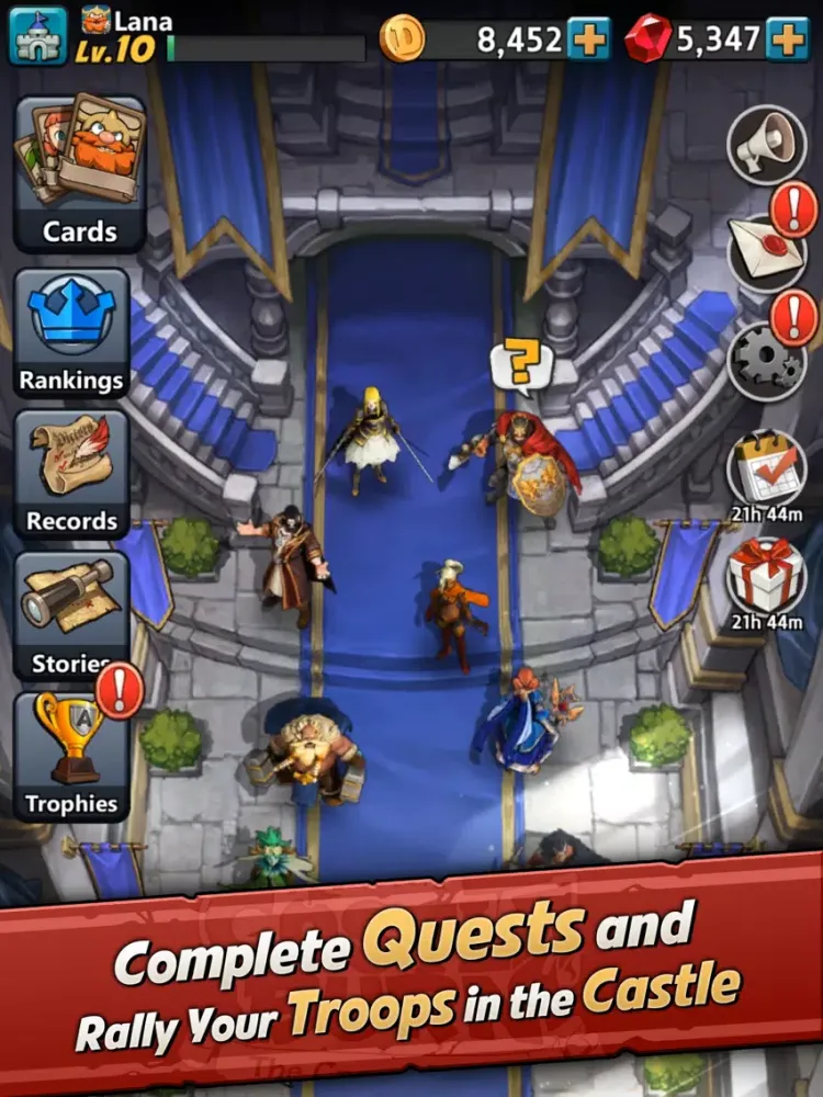 Ảnh chụp màn hình của Castle Burn iPad 