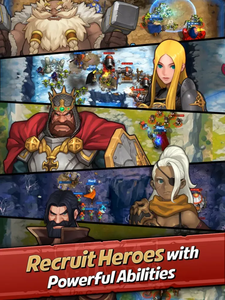 Ảnh chụp màn hình của Castle Burn iPad 