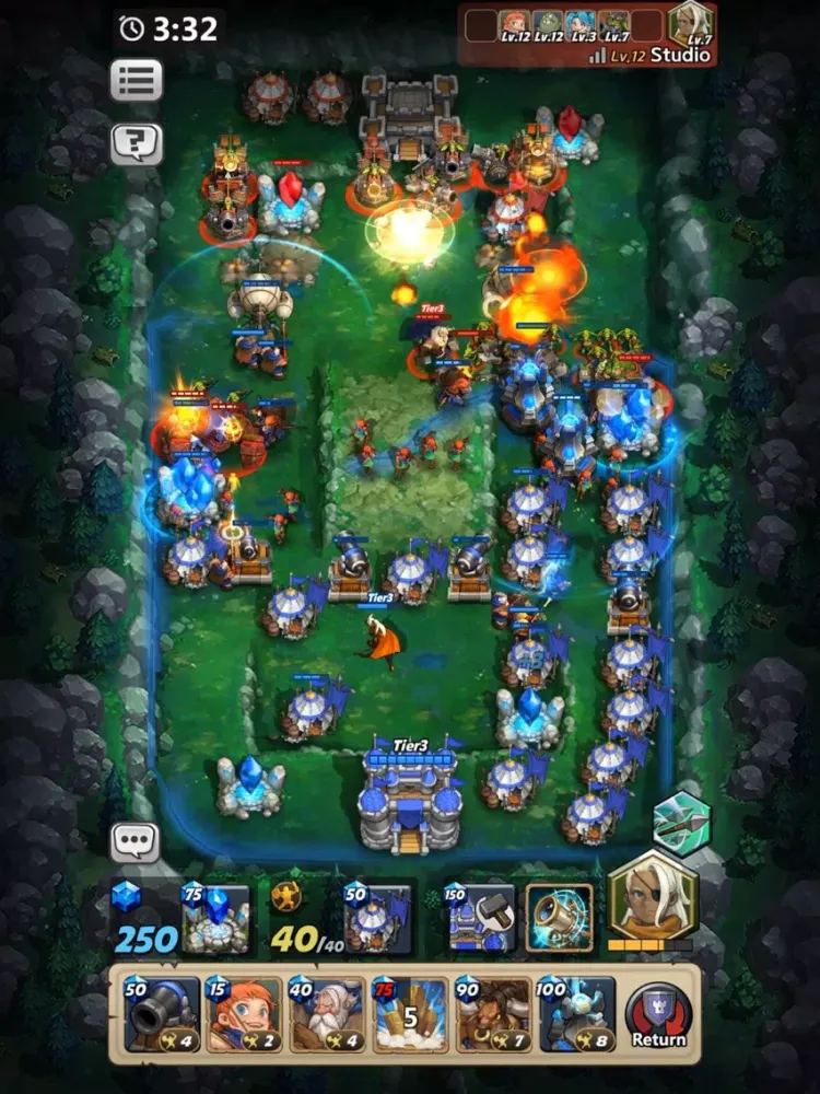 Ảnh chụp màn hình của Castle Burn iPad 