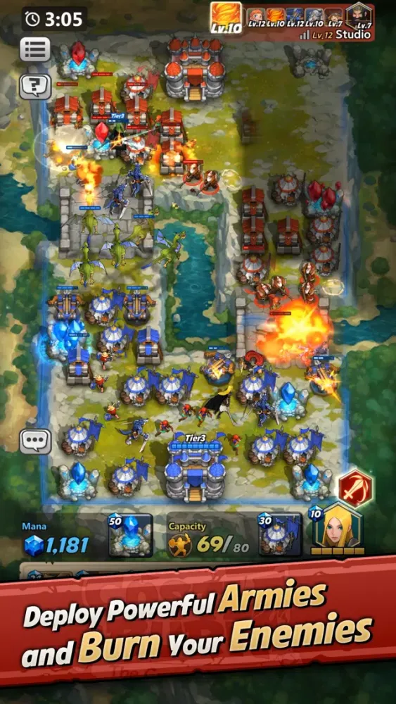 Ảnh chụp màn hình của Castle Burn