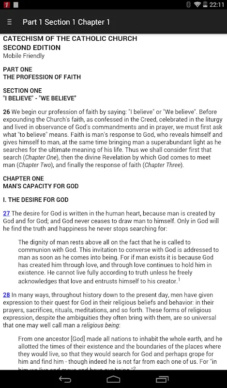 Catechism.Android سکرین شاٹس