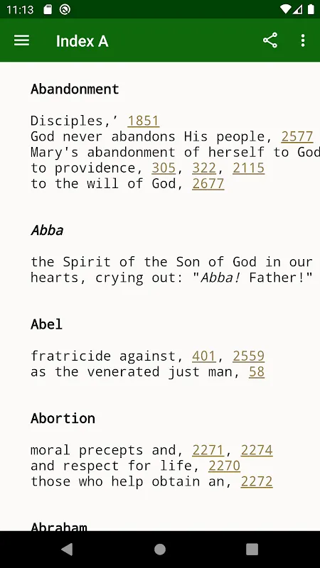 Catechism.Android سکرین شاٹس