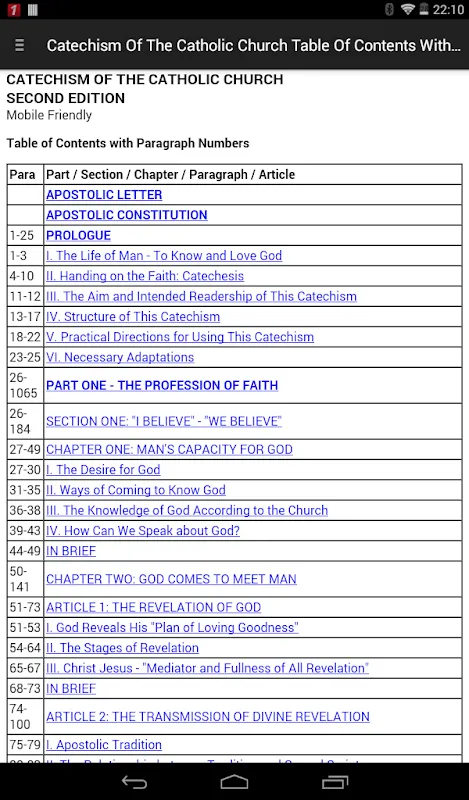 Catechism.Android سکرین شاٹس