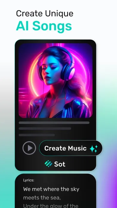 Sot: AI Song & Music Maker スクリーンショット