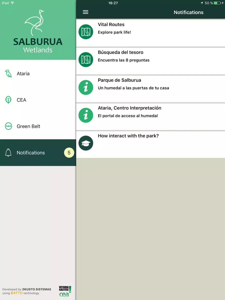 Humedales de Salburua Batto iPad  سکرین شاٹس
