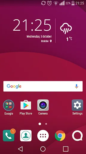 صور Simple weather & clock widget
