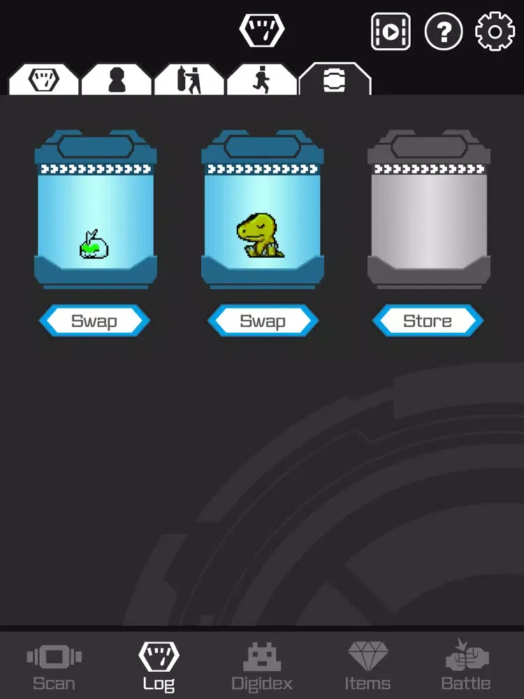 DIGIMON VITAL BRACELET Lab iPad  스크린샷
