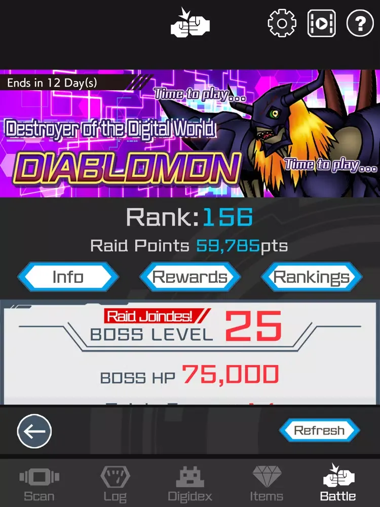 DIGIMON VITAL BRACELET Lab iPad  스크린샷