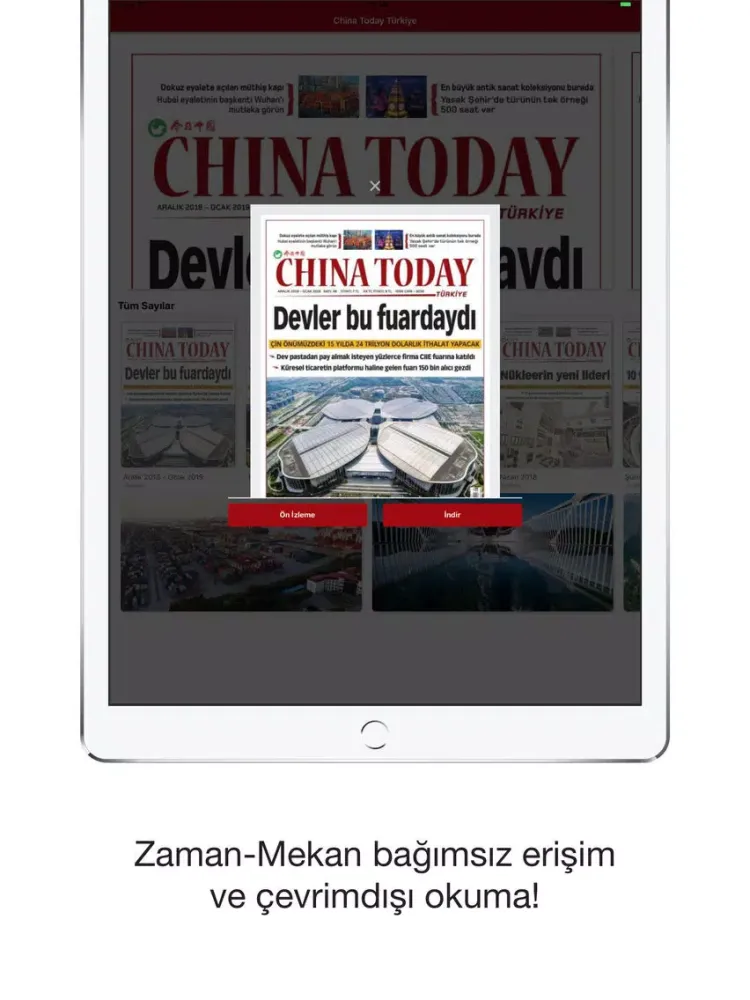 China Today Türkiye iPad  স্ক্রিনশট