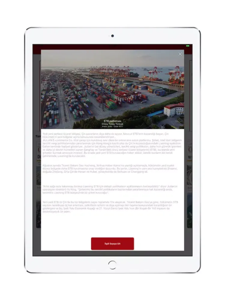 China Today Türkiye iPad  স্ক্রিনশট