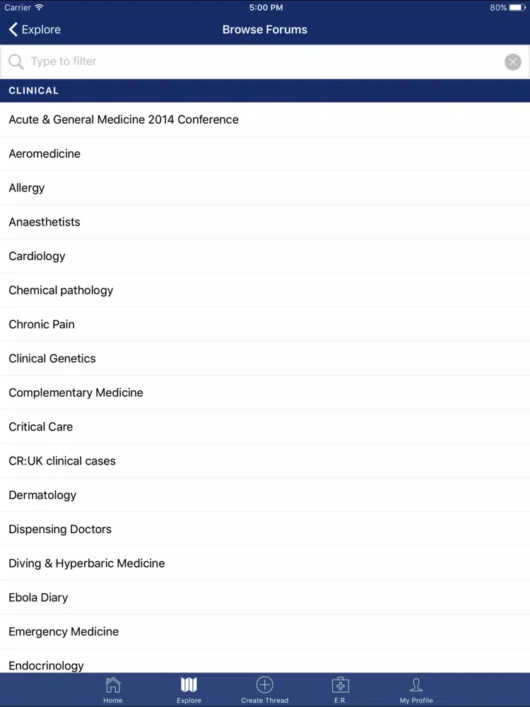 Doctors.net.uk Forum iPad  스크린샷