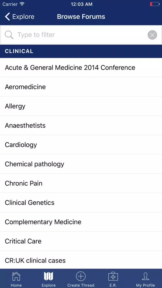 Doctors.net.uk Forum 스크린샷