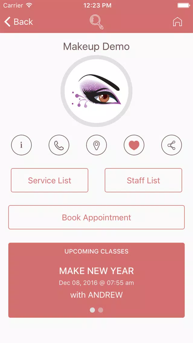 Tangkapan skrin Dollup App