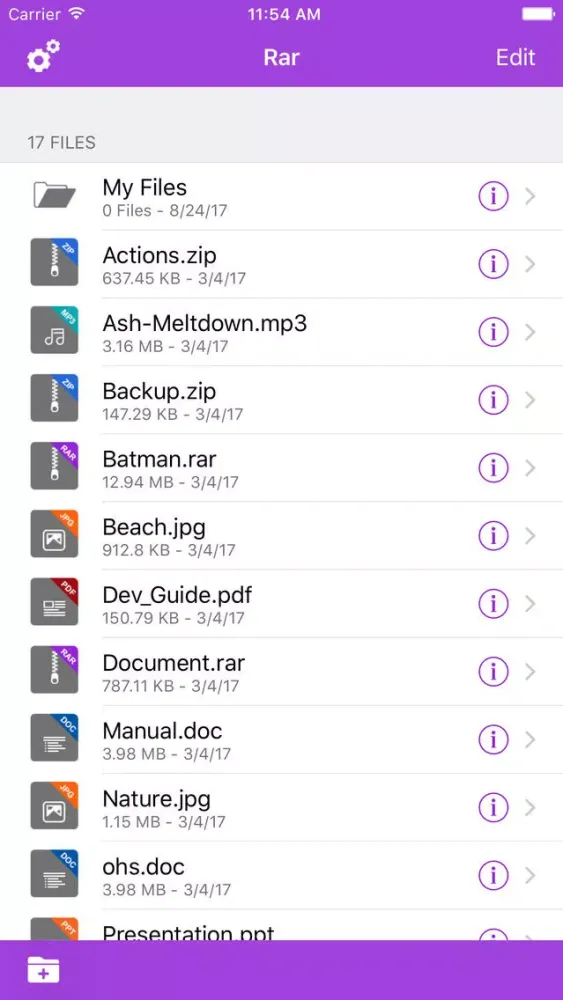 ภาพหน้าจอของ Rar Pro 2