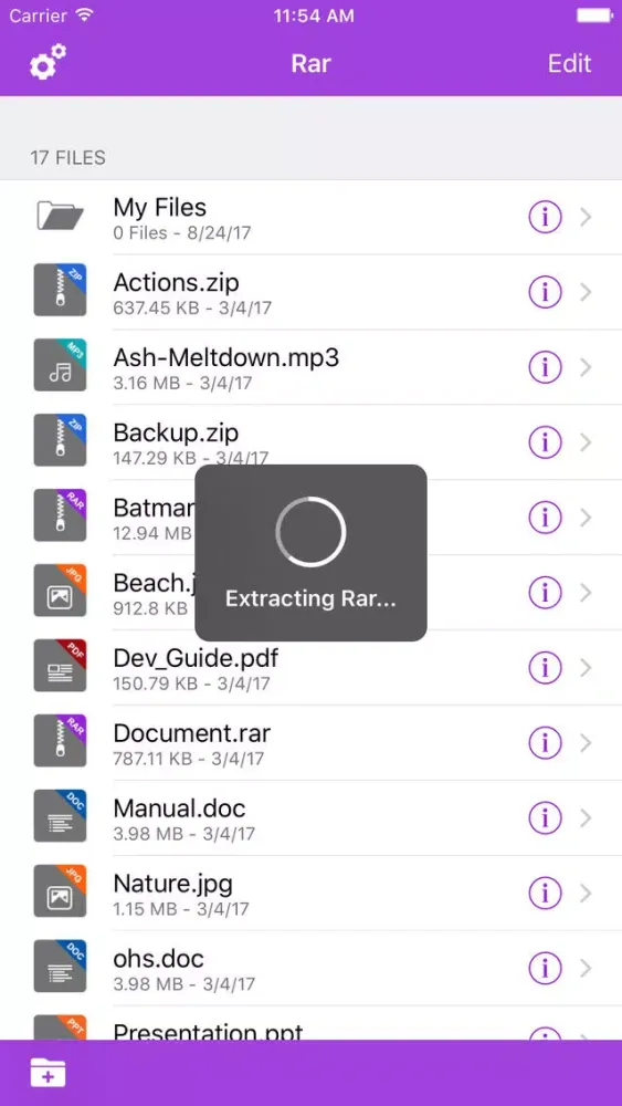 ภาพหน้าจอของ Rar Pro 2