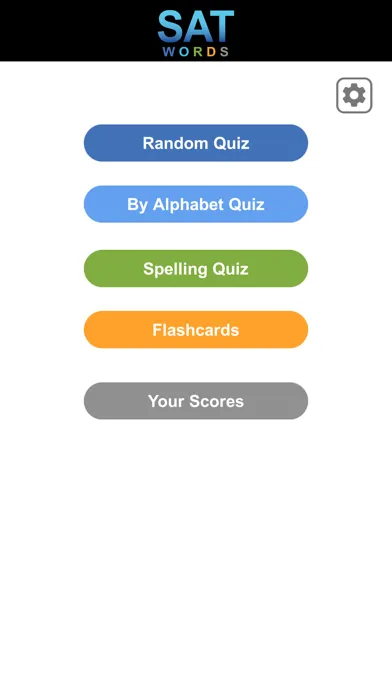 SAT Words Quiz应用截图