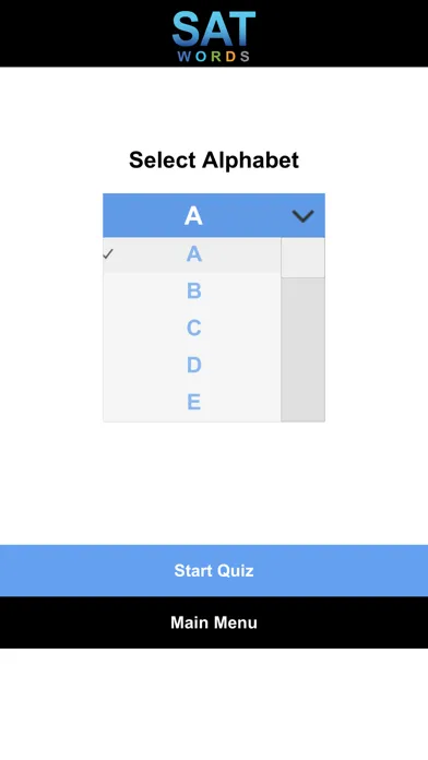 SAT Words Quiz应用截图