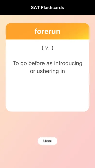 SAT Words Quiz应用截图