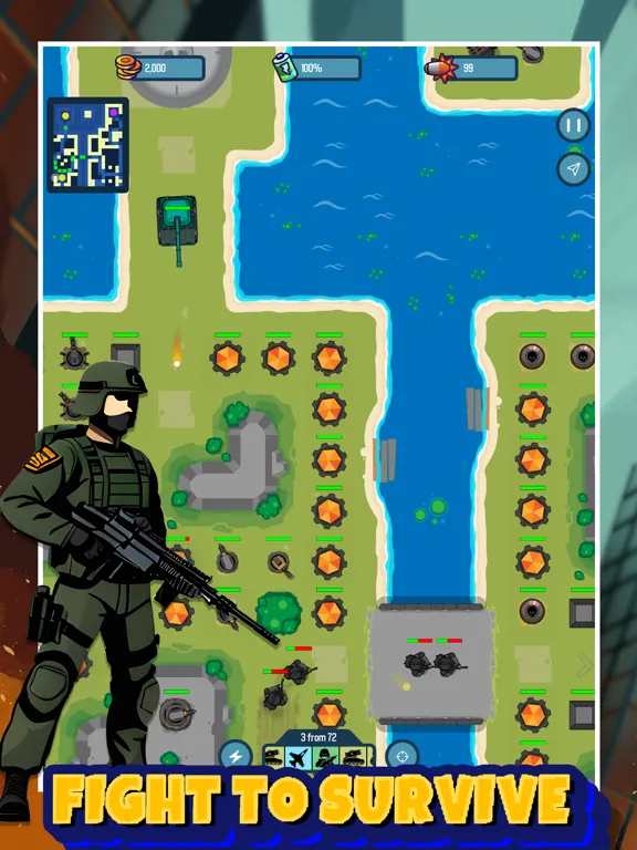 ภาพหน้าจอของ Strategy War:Idle Tower Battle iPad