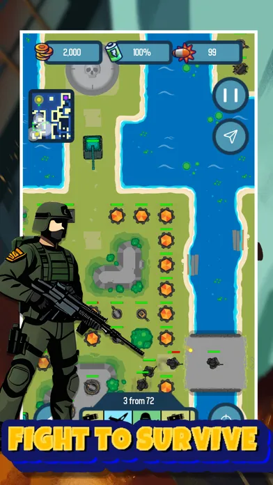 ภาพหน้าจอของ Strategy War:Idle Tower Battle