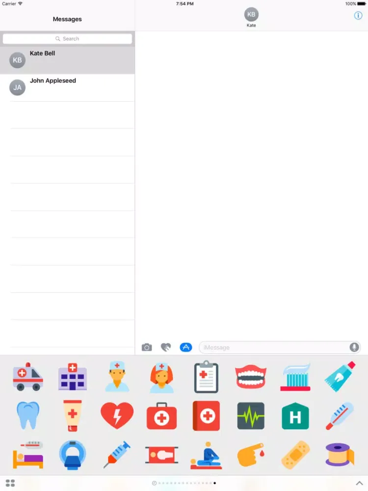 Hospital Stickers Pack iPad  스크린샷