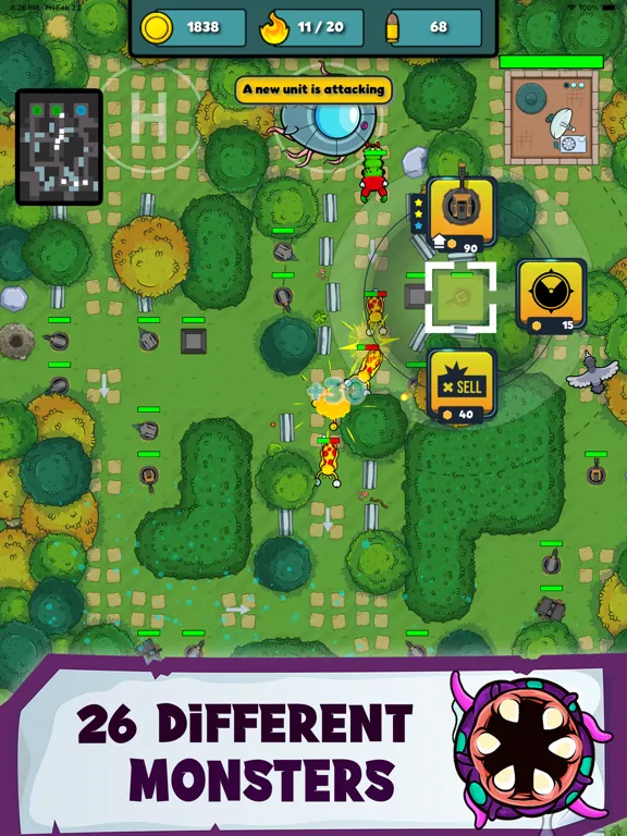 Crazy Monsters iPad  Screenshots