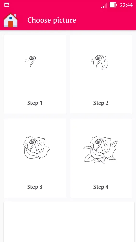 Capturas de tela do How To Draw A Rose