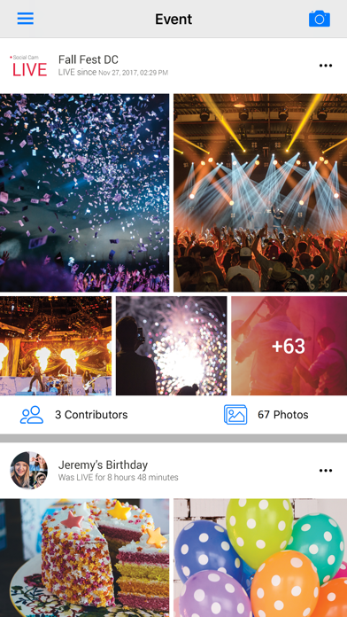 Tangkapan layar Social Cam - Photo Sharing App