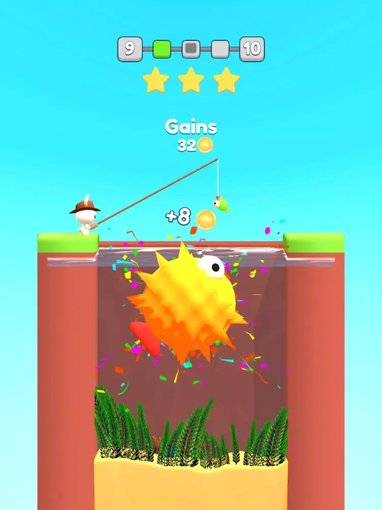 Screenshot di Fishing Rod 3D iPad 