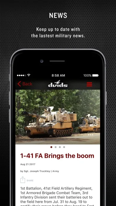 Скриншоты Military 24/7 for iPhone