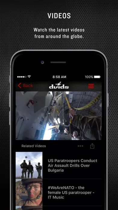 Скриншоты Military 24/7 for iPhone