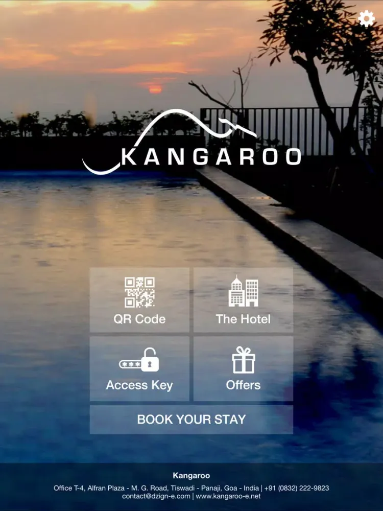 Tangkapan skrin Kangaroo Project iPad 