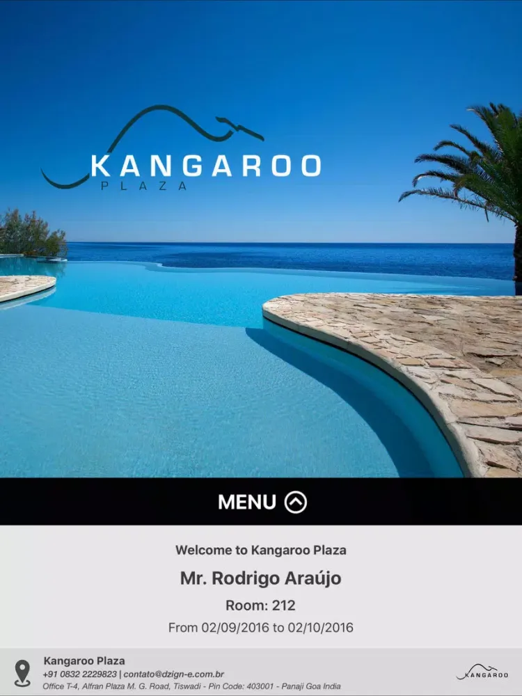 Tangkapan skrin Kangaroo Project iPad 
