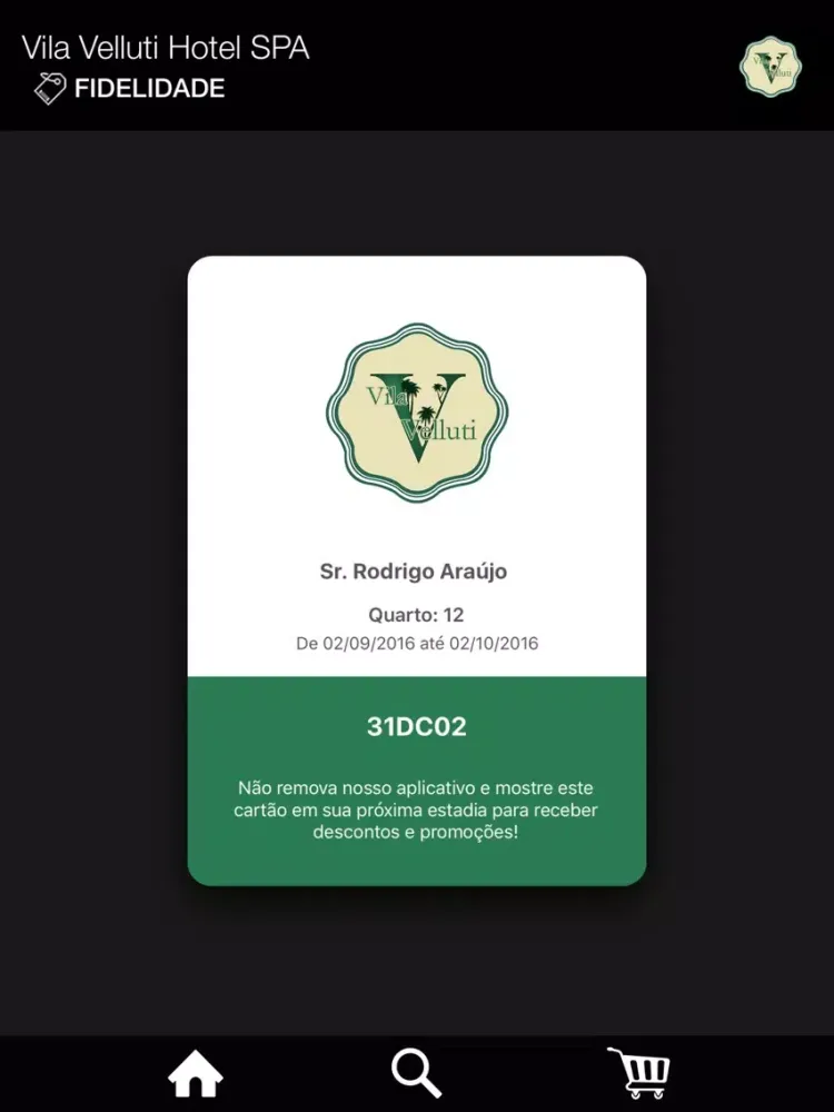 Vila Velluti iPad  스크린샷