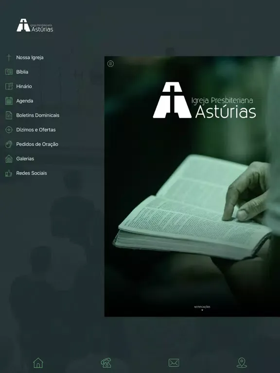 Capturas de tela do IP Astúrias iPad 
