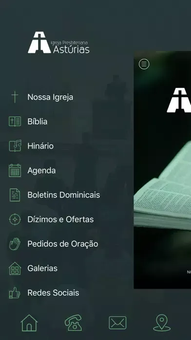 Capturas de tela do IP Astúrias