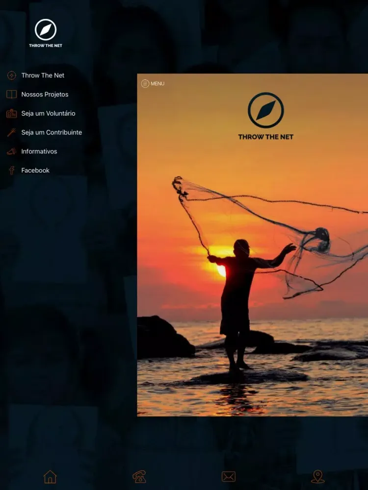 Captures d'écran de Throw The Net iPad 