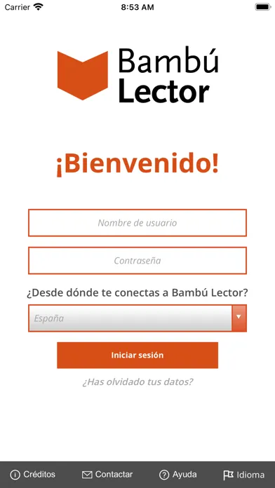 Capturas de tela do Bambú Lector