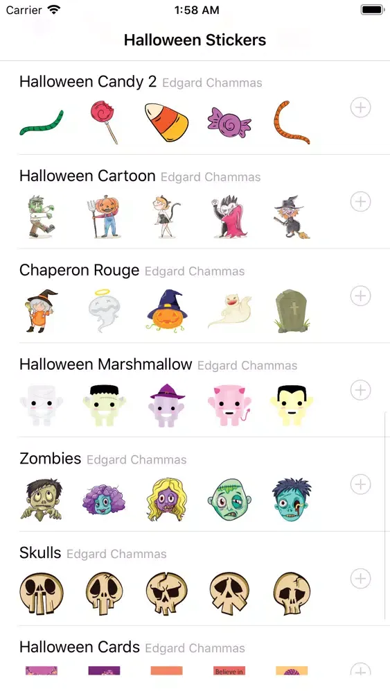 Capturas de tela do Halloween Sticker Art