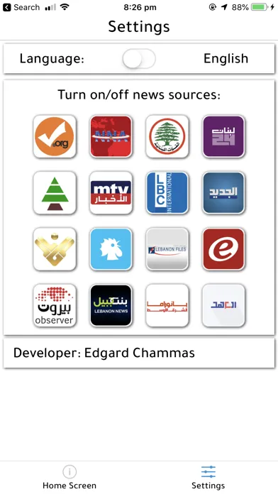 Zrzuty ekranu What's up in Lebanon?